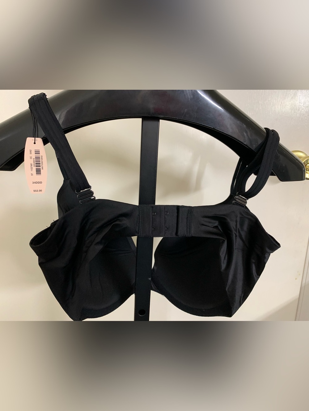 NWT Victoria Secrets Very Sexy Push up Bra Women’s Black Bra 34DDD - Picture 2 of 2